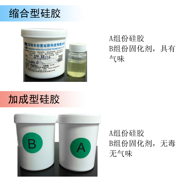 縮合型硅膠和加成型硅膠